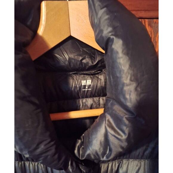 UNIQLO Ultra Light Down Long Coat Black M Warm Lightweight Used - Picture 3 of 6